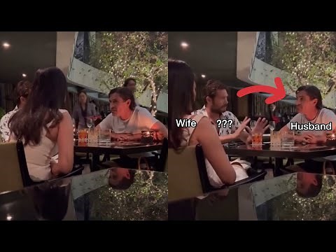 Man Catches His WIFE On A Date With Another Man