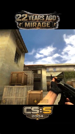 How Mirage Changed Over 22 Years in Counter-Strike #cs #gaming #evolution #comparison #retrogaming