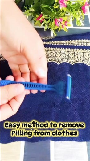How to remove pilling from clothes | Remove lint life hack