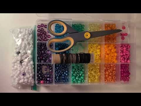 Basic peyote stitch: Beginner Kandi tutorial