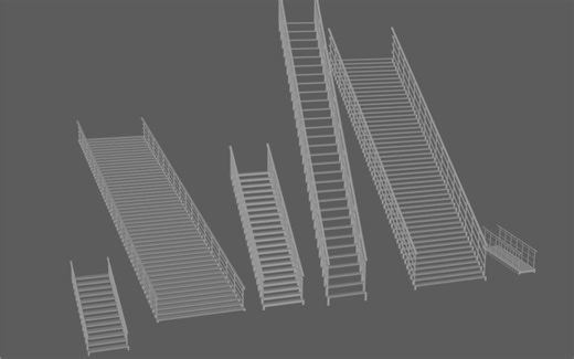 maya一键生成楼梯的小工具