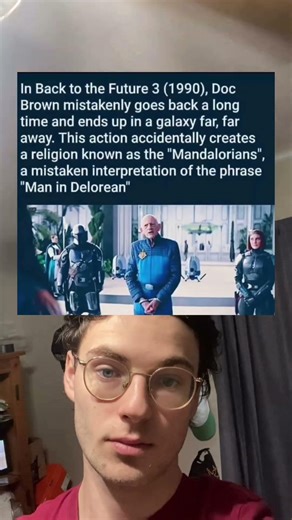 In Back to the Future 3 (1990), Doc Brown mistakenly goes back