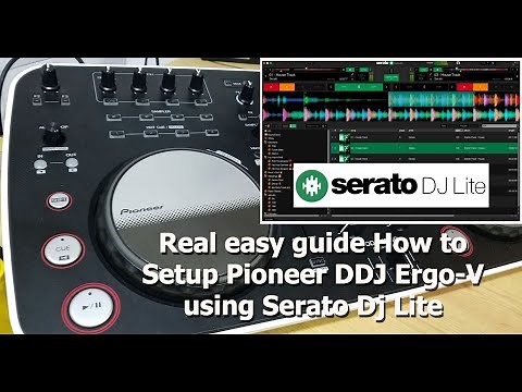 how to setup Pioneer DDJ Ergo with Serato DJ lite | Mobile DJ