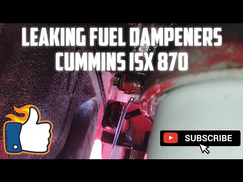 Cummins ISX Fuel leak cm870/871 fuel dampers