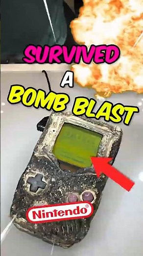 This Game Boy Survived a Bomb BLAST 😱