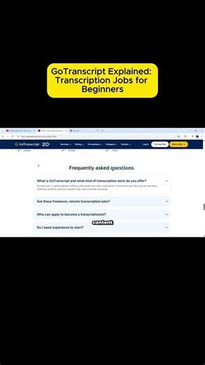 GoTranscript Explained: Transcription Jobs for Beginners