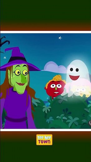 ABC Ghost Song With Skeletons And Witch #shorts #nurseryrhymes #kidssong #gogobus
