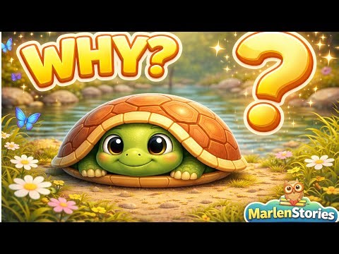 Why Do Turtles Go Inside Their Shells? 🐢 | Fun Animal Facts for Kids | MarlenStories