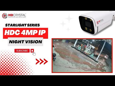 HD Crystal 4MP IP Starlight| 4MP IP | Color Night Vision | With Audio | Super Clear Vision |