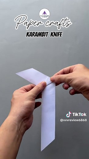 Easy Paper Origami Tutorial for Karambit Knife