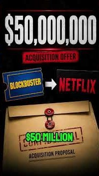 Blockbuster Could've Bought Netflix for $50 Million 😳
