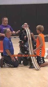 🏠🏀 L'ALQUERIA DEL BASKET | David and Jesús shared a day of Boccia 🤝 | Valencia Basket #shorts