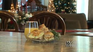 Christmas Ham and Cheese Breakfast Braid