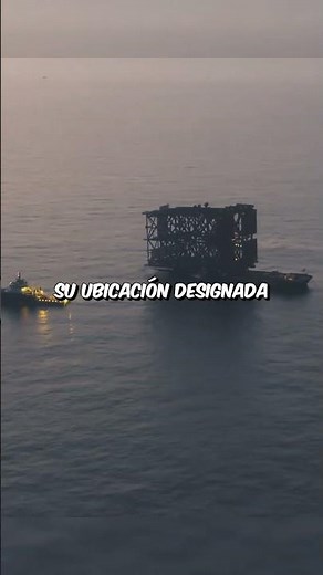 🟥🌎 Así se colocan las plataformas petroleras en el mar
