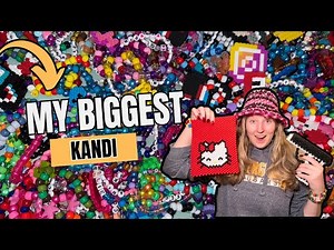 My BIGGEST KANDI Ever 😳 | Huge Kandi Cuffs, Kandi Necklaces, and Kandi Bracelets