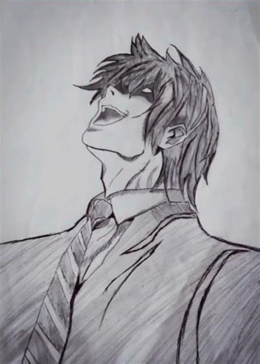 demon laugh 😈😈😈 #anime and this second edit 😎😈#drawing