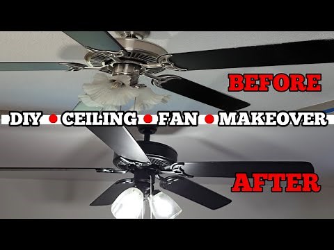 How to REFINISH Your CEILING FAN for a FRESH NEW LOOK!