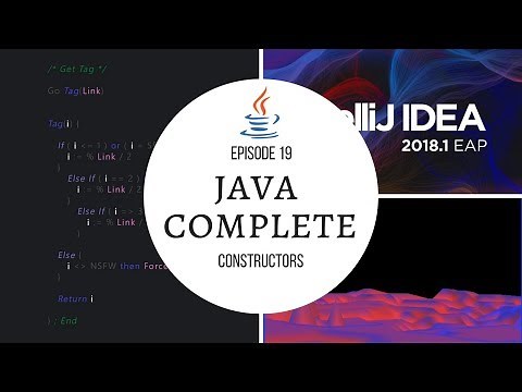 Java Complete Tutorial Ep. 19 - Constructors / Parameterized Constructors