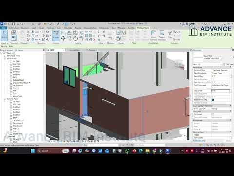 Mr. Harun Live Project Revit Training Part 12 | Ground Floor Exterior Finish Wall, Group & Copy