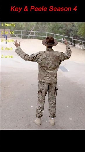 Key & Peele S4E01｜Drill Instructor Leads Troops Into a Marching Song 😂🎶