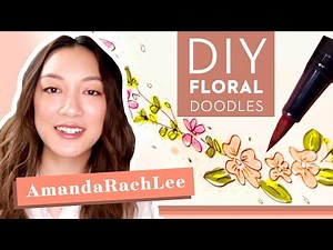 How To DRAW FLORAL DESIGNS With Inspiration From AmandaRachLee | Artists & Crafts | GH