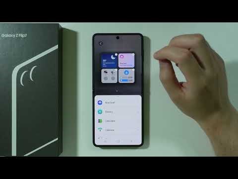 Samsung Galaxy Z Flip 7 & 7 FE: How to Manage Widgets on Cover Screen