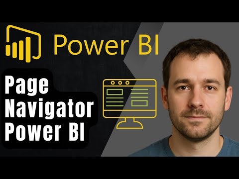 How to Add Page Navigators in Power BI (2025 Step-by-Step Tutorial for Beginners)