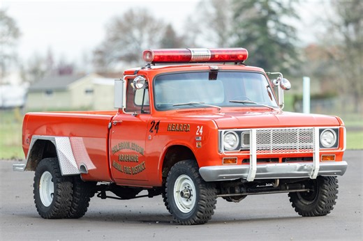 1971 International Harvester 1210 Pickup Dually Conversion 4×4 4-Speed Brush Fire Truck