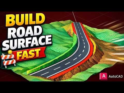 Road Design & Profile Analysis in AutoCAD | Road Surface Builder in SPCAD v26.0