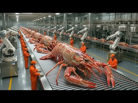 How 10 Million Shrimp Are Processed Daily — Massive Seafood Factory You've Never Seen Before