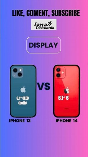 IPhone 13 VS iPhone 14 #iphone13 #iphone14 #shorts