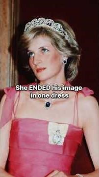 The Dark Secret of Diana’s Revenge Dress 👑✨ #history #princessdiana #whatsthat