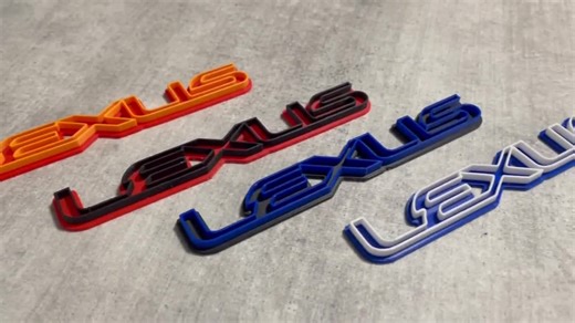 Custom 3D Printed Lexus Badge – Replacement Emblem or Personalized Car Logo - Etsy