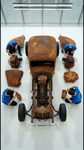 1932 Ford Deuce Coupe — Glossy Black car restoration #cars #usa #unitedstates #germany #uzbekistan