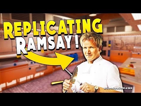Replicating Real Ramsay Recipes Without Rage : Cooking Simulator Gameplay