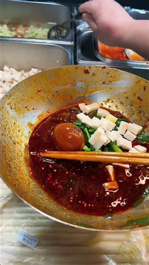 西安街頭12一份剁椒麵 #街頭小吃 #streetfood #小吃 #food #夜市