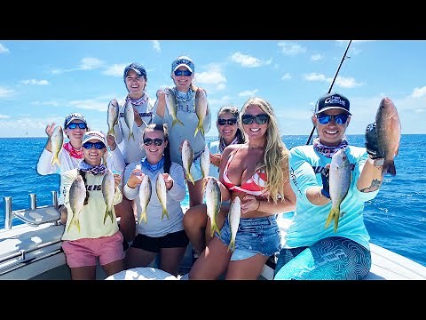 EPIC WOMEN ONLY REEF FISHING DAY - Ladies Fish Camp Part 3