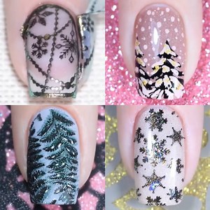 387K views · 12K reactions | 6 Easy Nail Art Design For Christmas Credit: @kombucha_witch_ https://www.instagram.com/kombucha_witch_/ | VNnails | Facebook