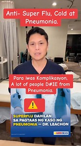 1.4M views · 19K reactions | “Flu, Cold, or Pneumonia? Here’s Exactly What to Do” #fluseason #flu #virus #pneumonia #immunesystem #trendingvideo Jun Reyes | Jun Reyes | Facebook