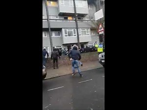 Millwall vs Everton #Hooligan Fans Go At It! #FACup #Hooligans