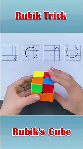 How to solve a rubik's cube 2x2 step