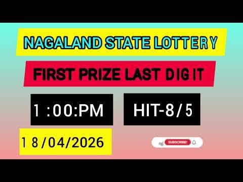 First Prize Last Digit 18/04/2026 Nagaland State Lottery Target Number Lottery Sambad Target Number