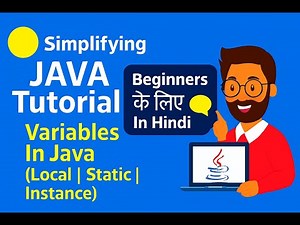Variables in Java | Java Variables | Local, Instance and Static Variables in Java Programming