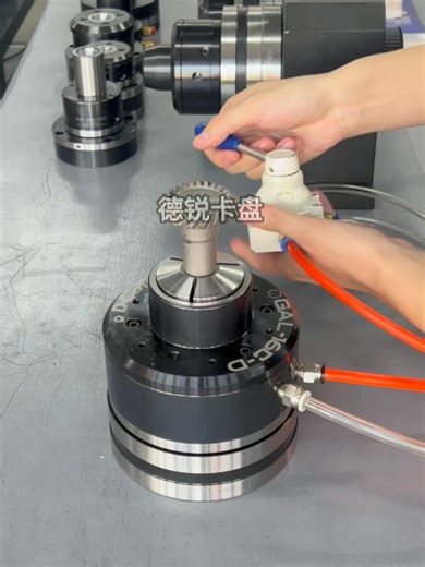 High-Precision Pneumatic Rotary Chuck Overview