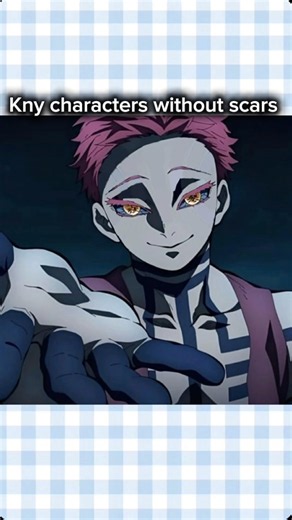 Kny characters without scars #demonslayer #anime