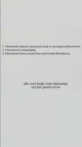 4 Reasons Why Homework Doesn't Work