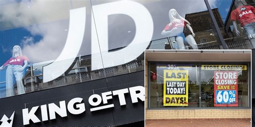 Store closures update: JD Sports axes 13 locations as profits tumble in high street hit