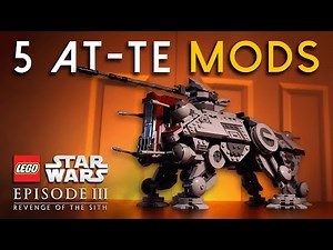 5 EASY Must Do Mods For Your LEGO Star Wars AT-TE!