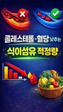 내과교수가 알려준 식이섬유 적정량 #건강정보 #음식 #영양식 #지식 #건강한중년 #다이어트식단