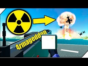 🌞Armageddon NUCLEAR ROCKET LAUNCHER - Ravenfield Game. Battle of soldiers.